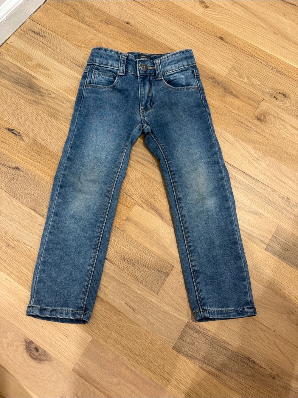Kids' Dark Blue Stretch Denim Jeans